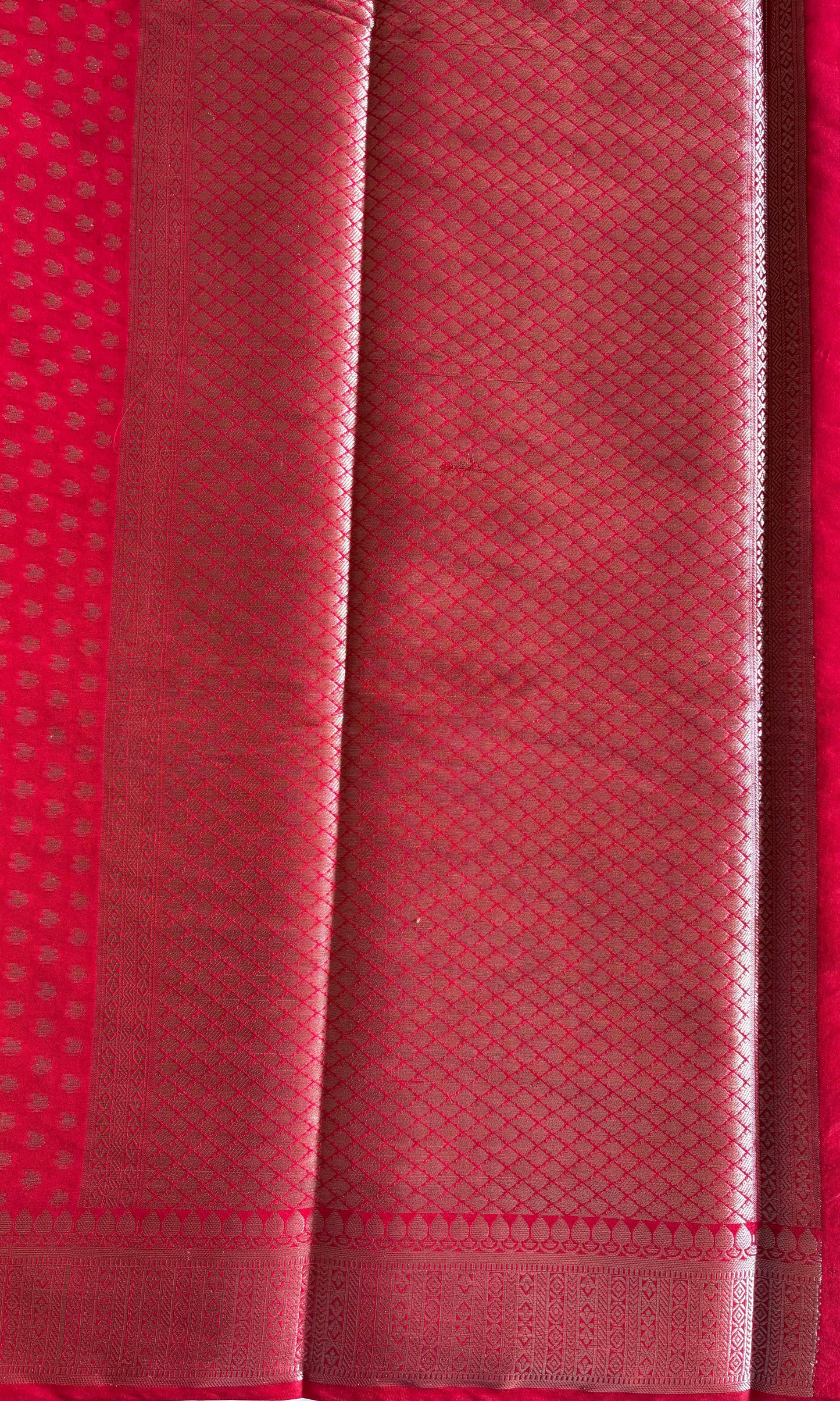 Banarai Red silk saree