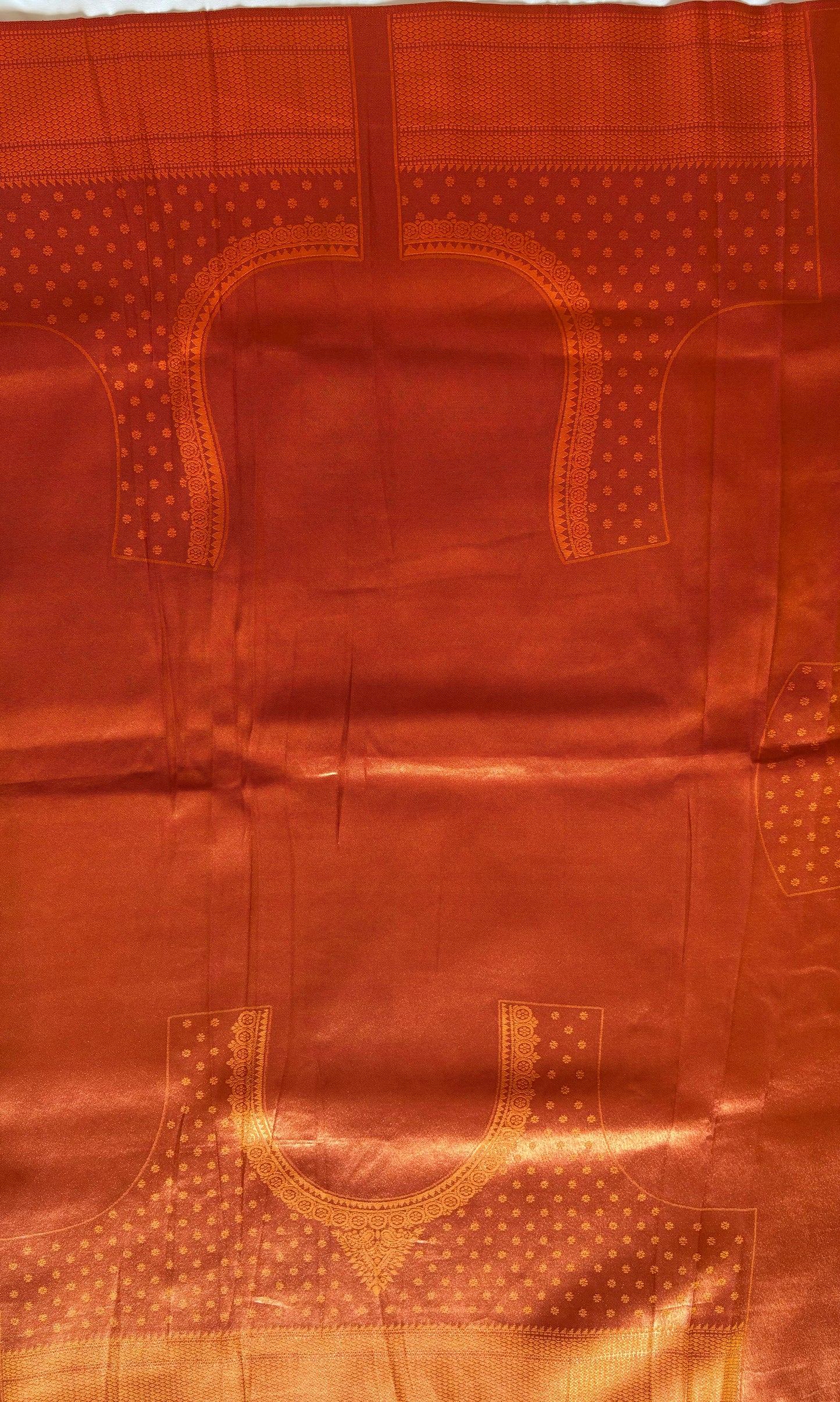 Orange Paithani