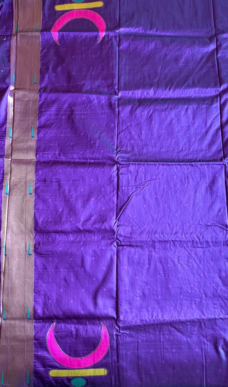 Rajmata Purple Paithani
