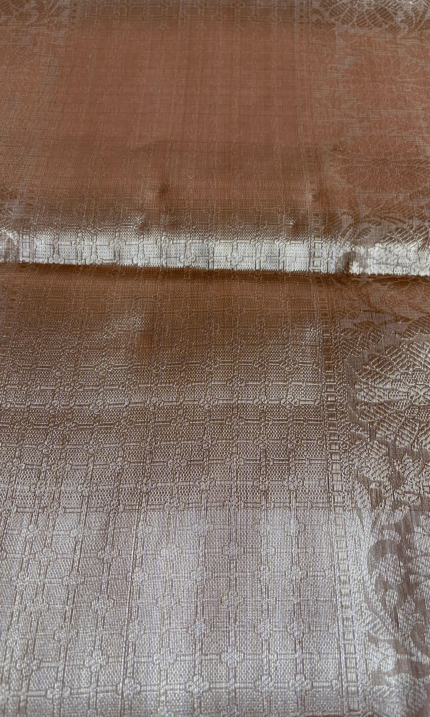 Gray Tissue Saree