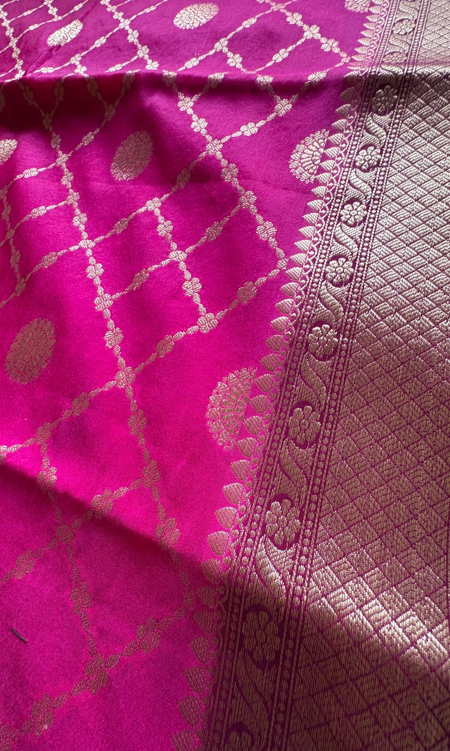 Pink Mashru Saree