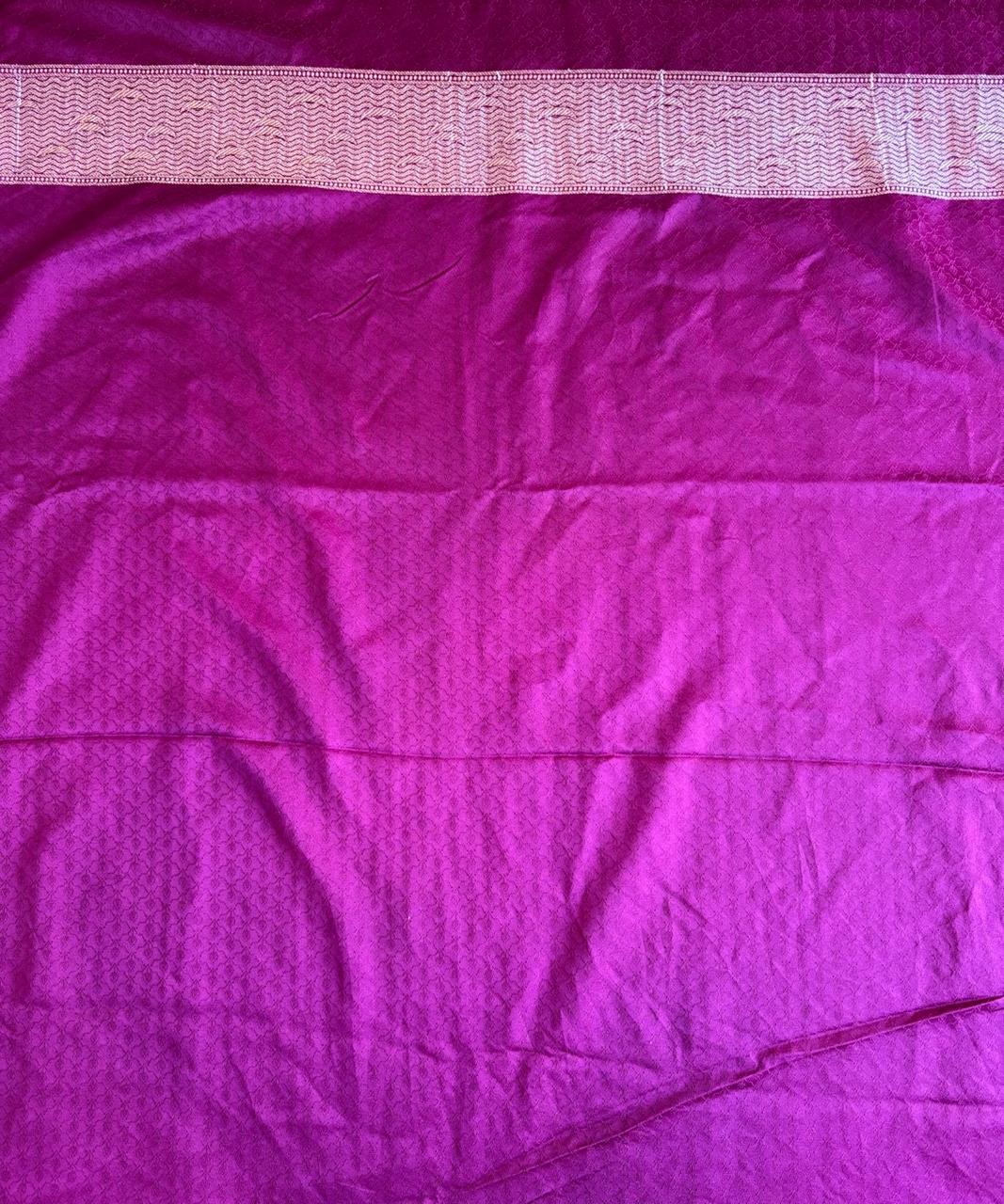 Banarasi Purple silk saree