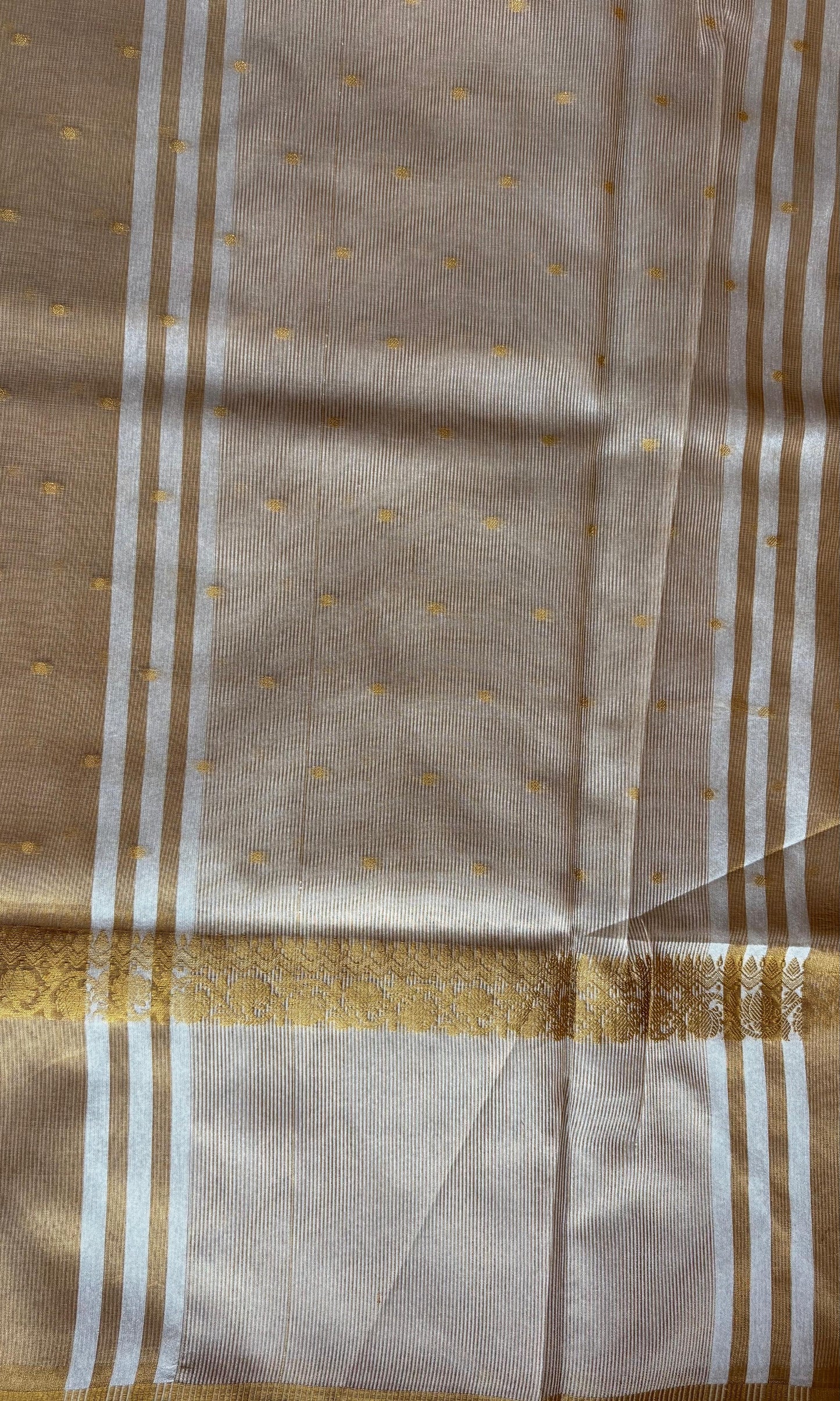 Golden Tissue Saree