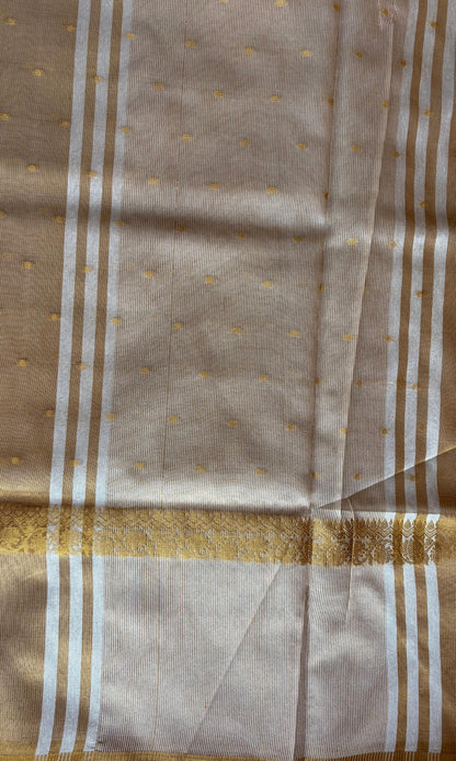 Golden Tissue Saree