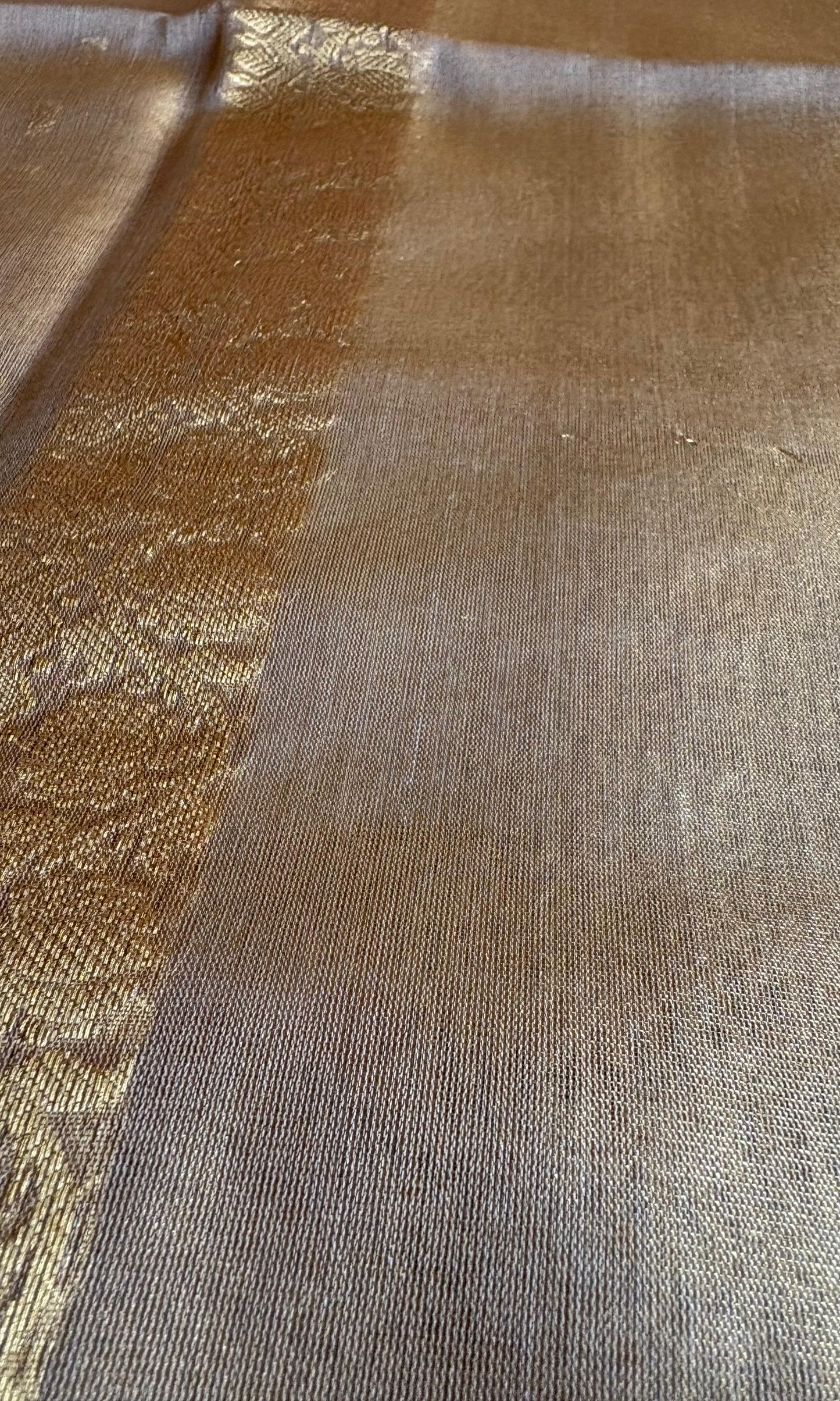 Golden Tissue Saree