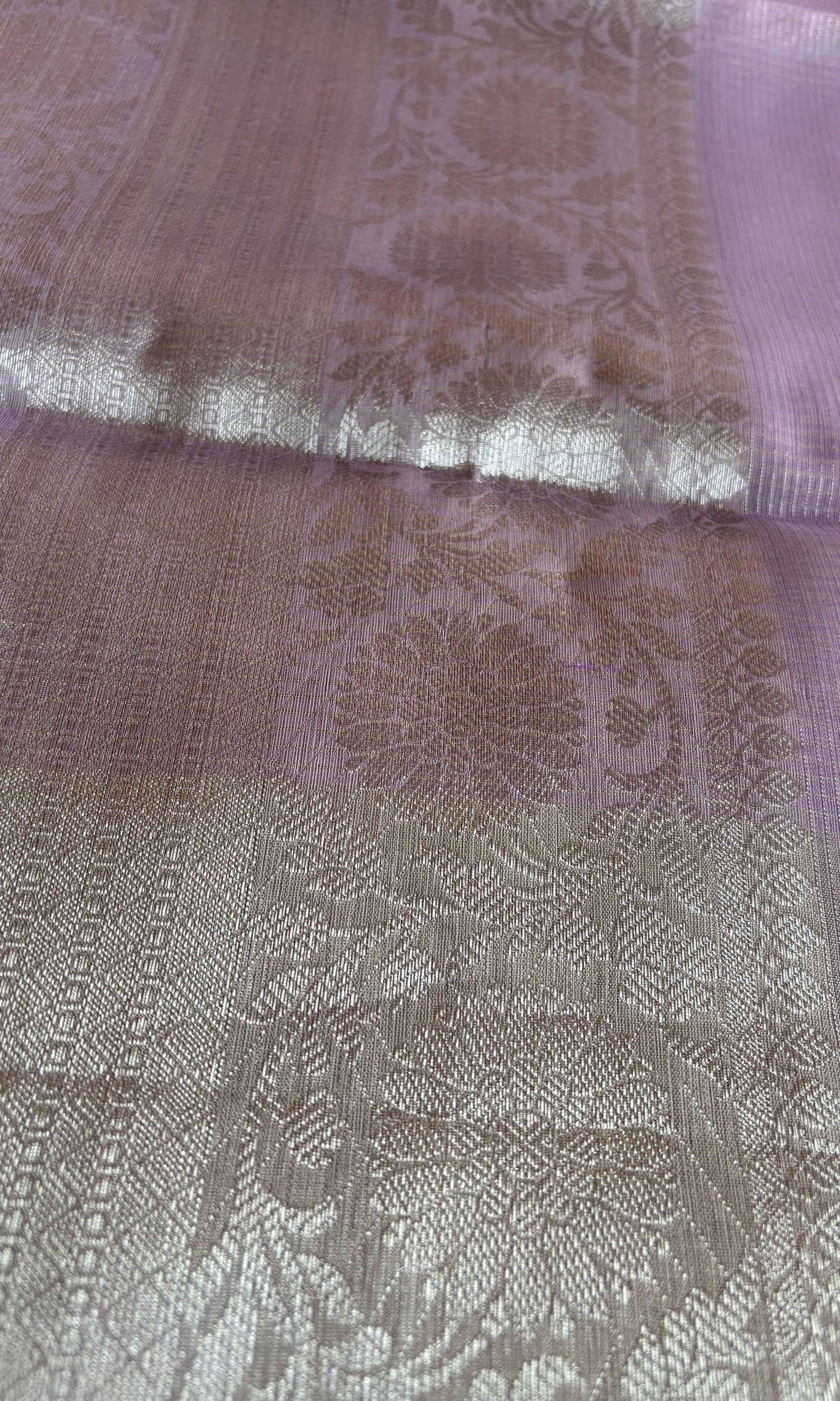 Lavendor Tissue Saree