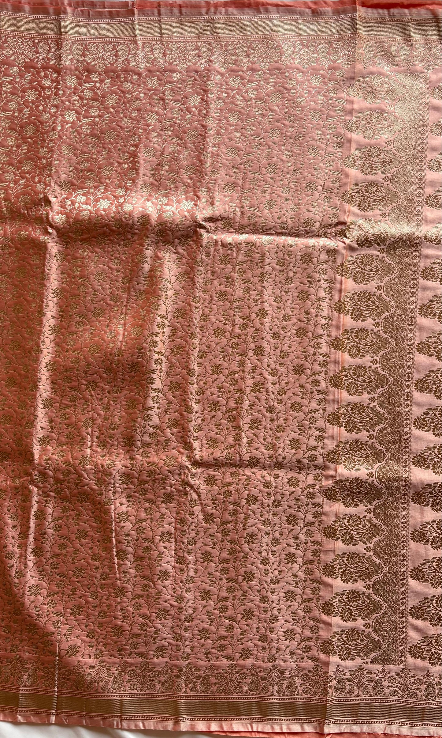 Pink Mashru Saree