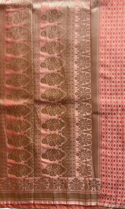 Pink Mashru Saree