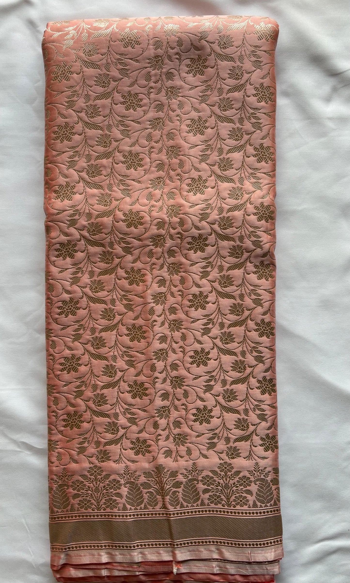 Pink Mashru Saree