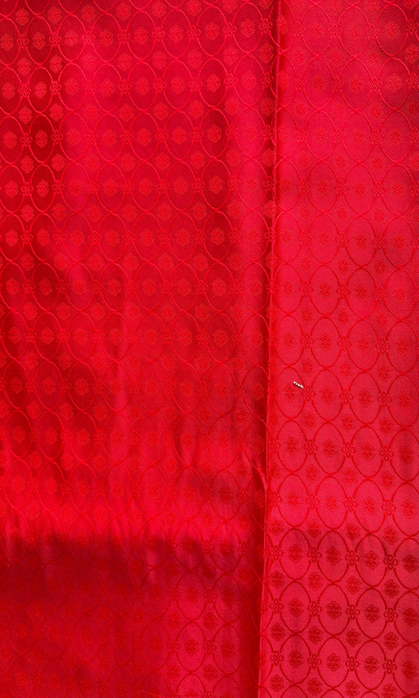 Red Mashru Saree