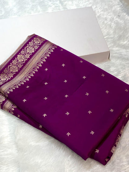Pink Mashru saree