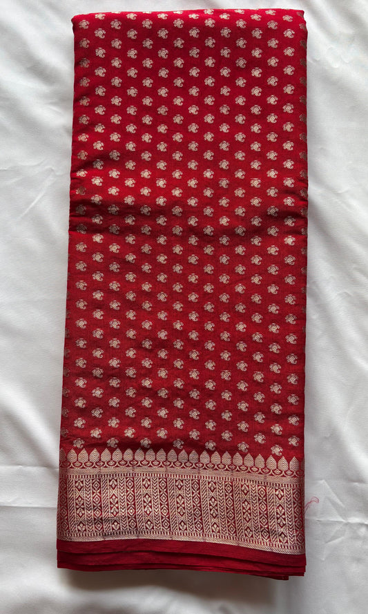 Red Silk Saree