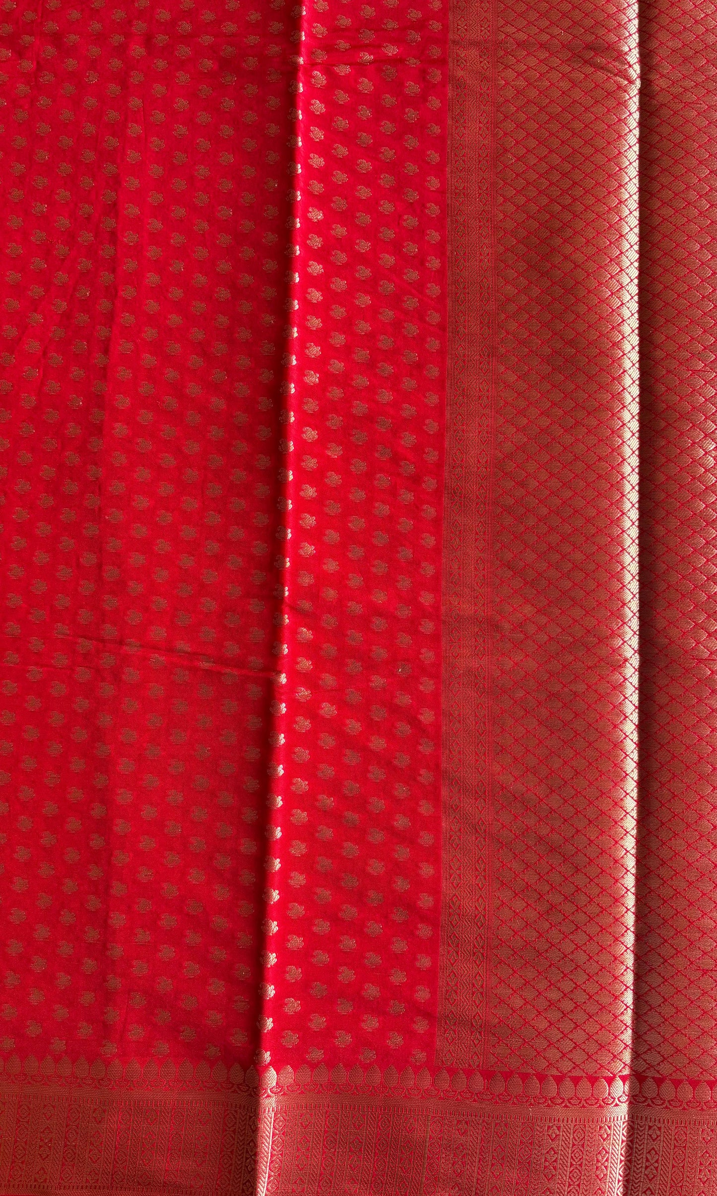 Banarai Red silk saree