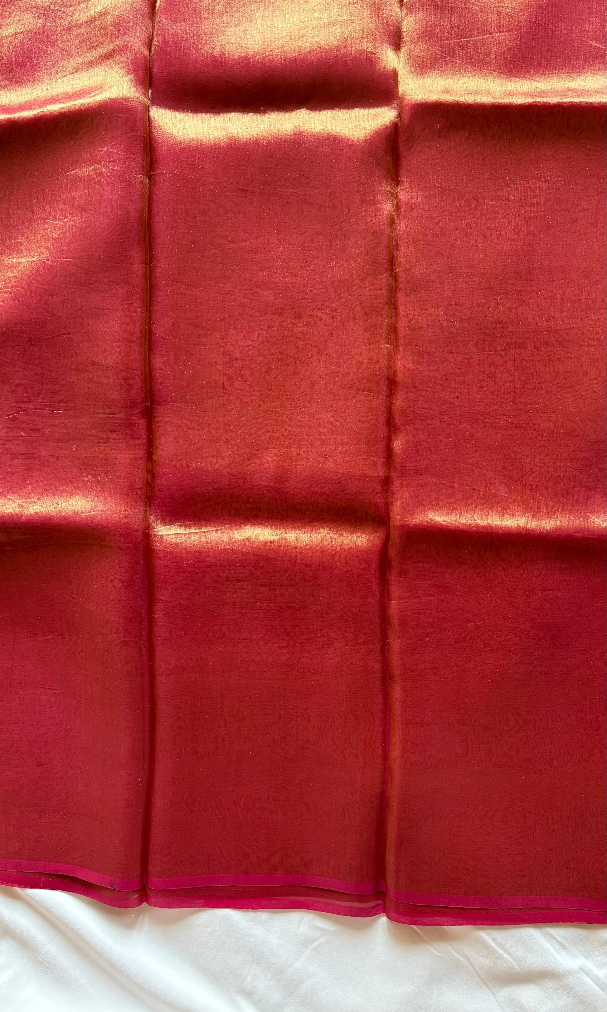 Brown tissue saree