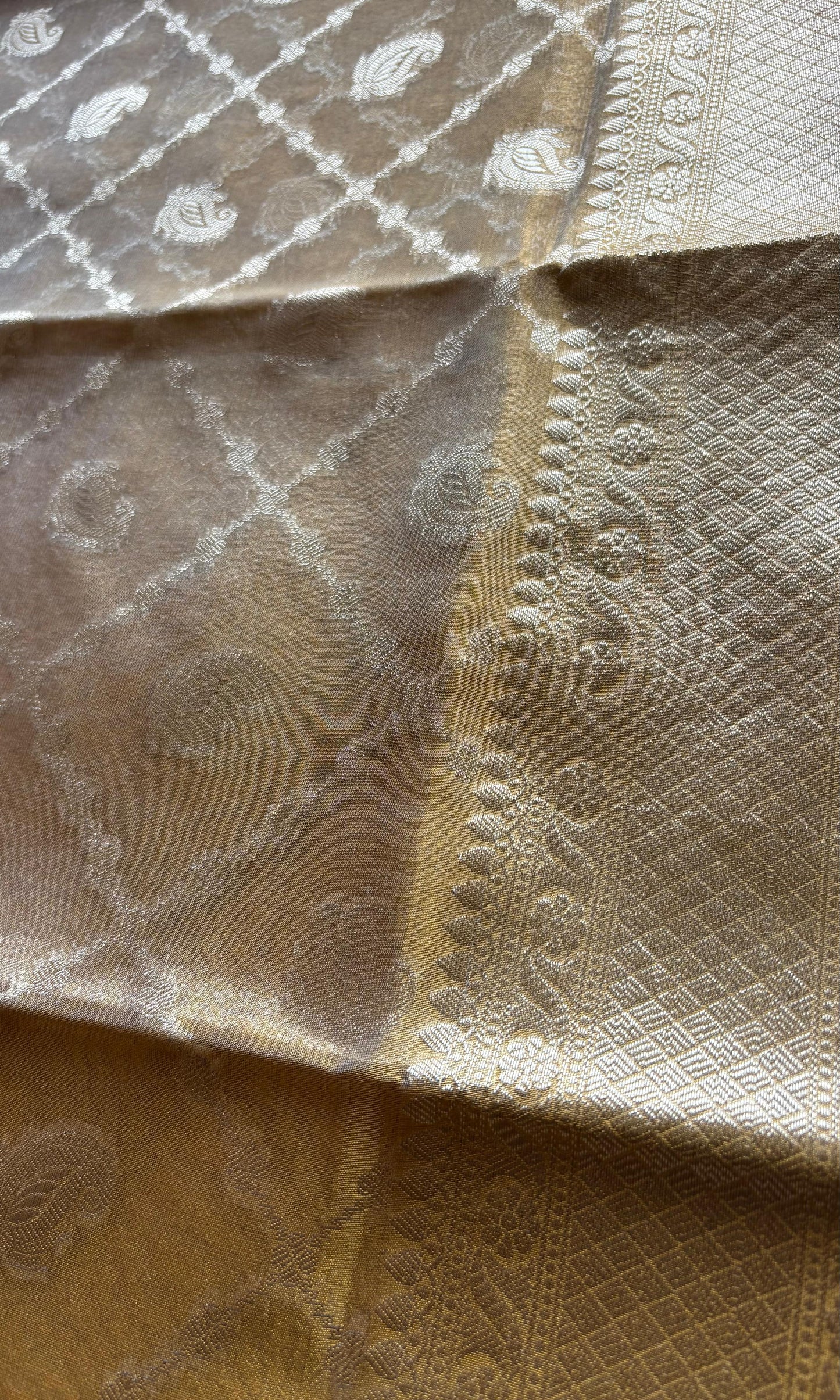 Golden Tissue Saree