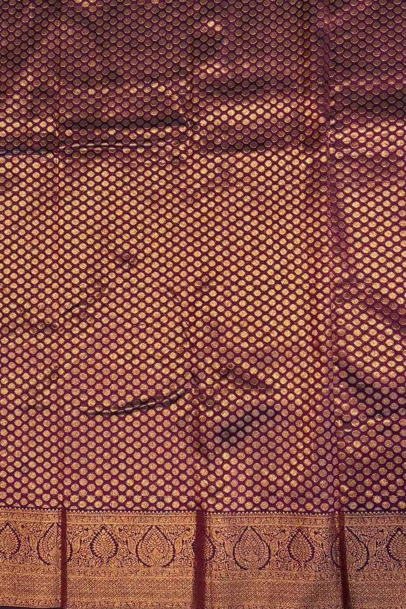 Exclusive Baingan Color Saree
