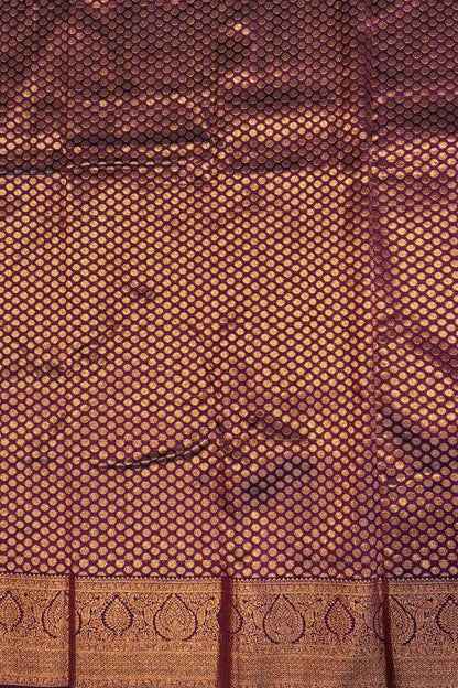 Exclusive Baingan Color Saree