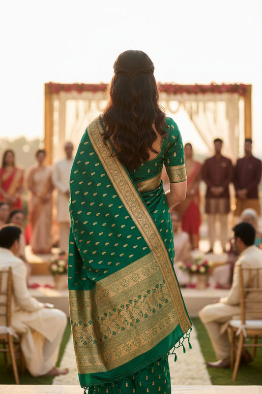Exclusive Green color Saree