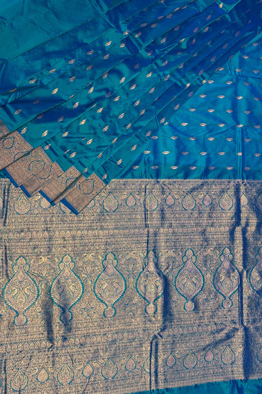 Exclusive Peacock Color Saree