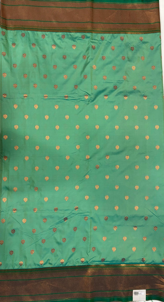 Mint Green Colour Paithani