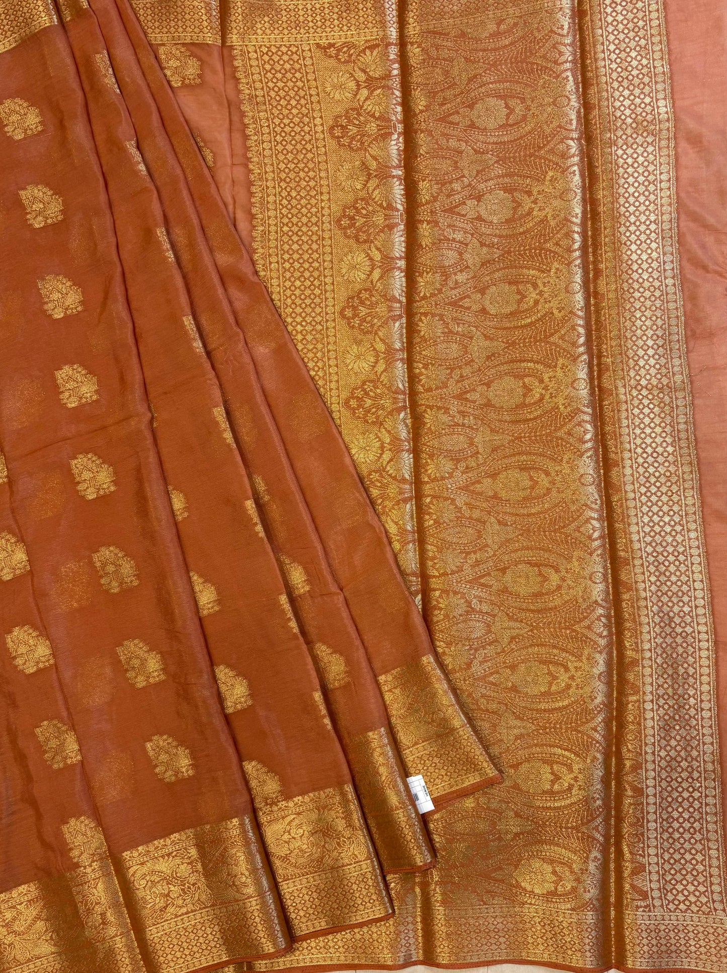 Brown Georgette Saree