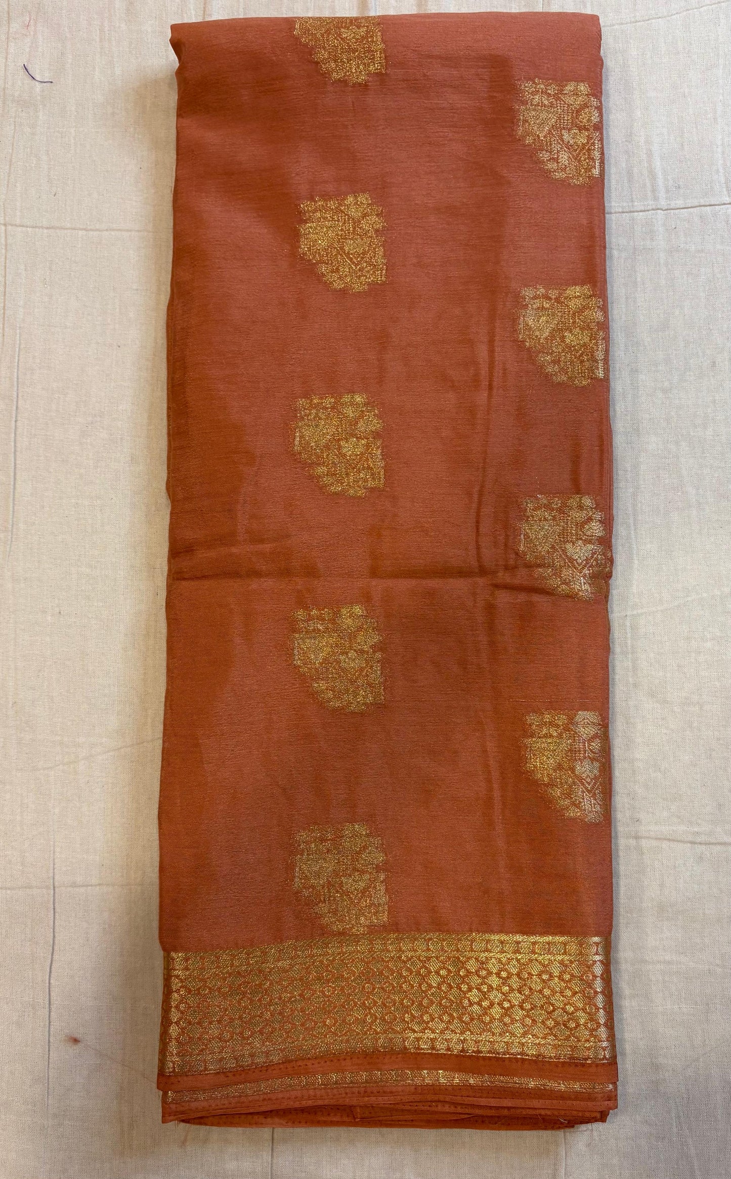 Maroon Georgette Saree
