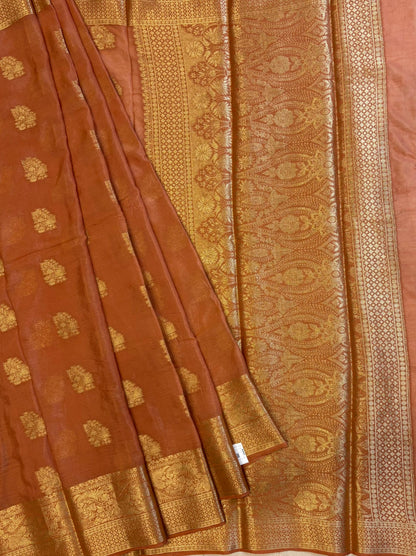 Maroon Georgette Saree