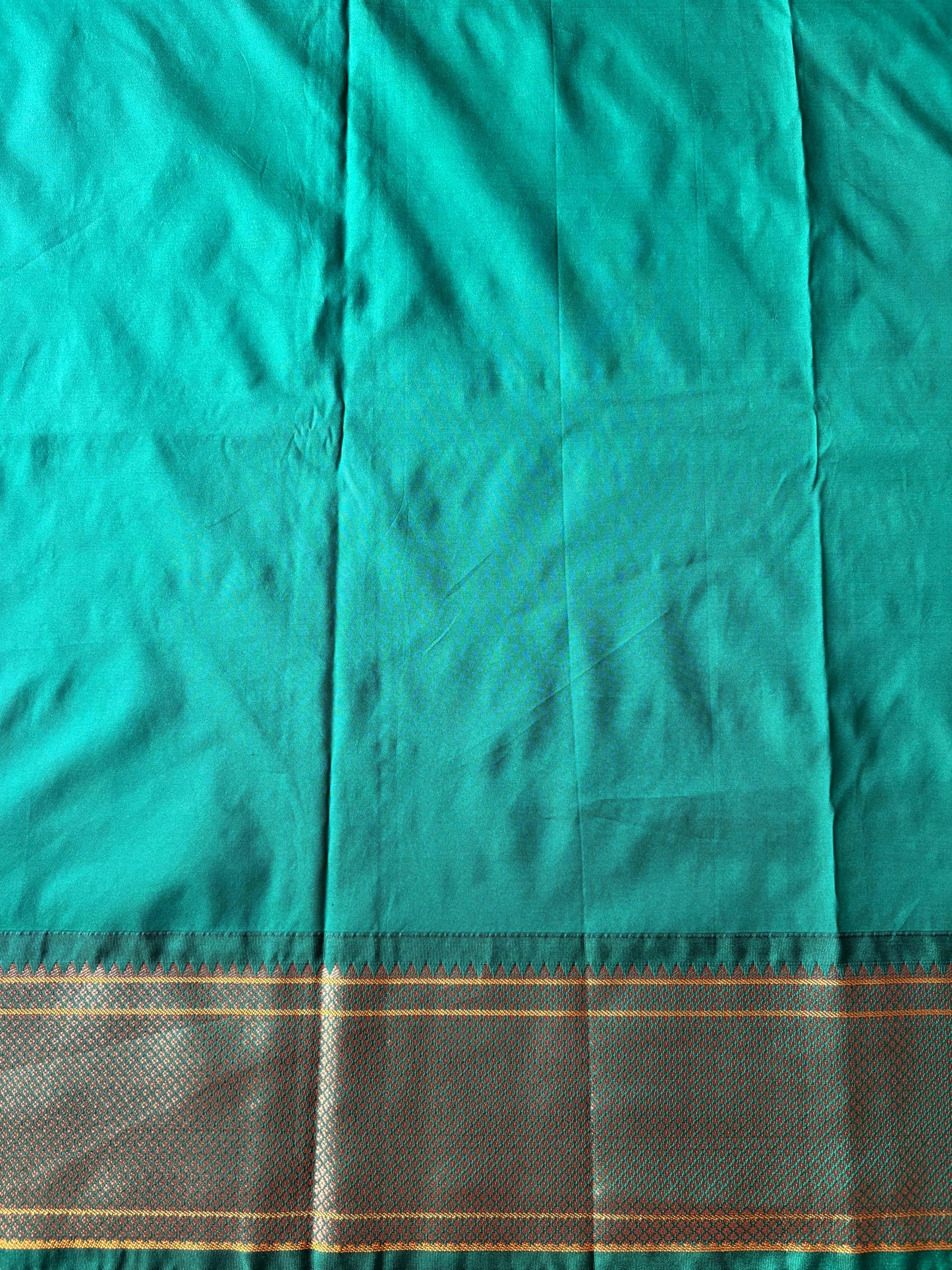Lemon color silk saree