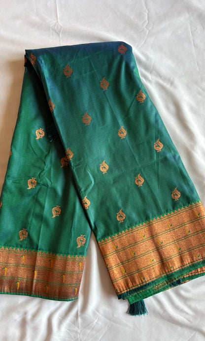 Green Paithani