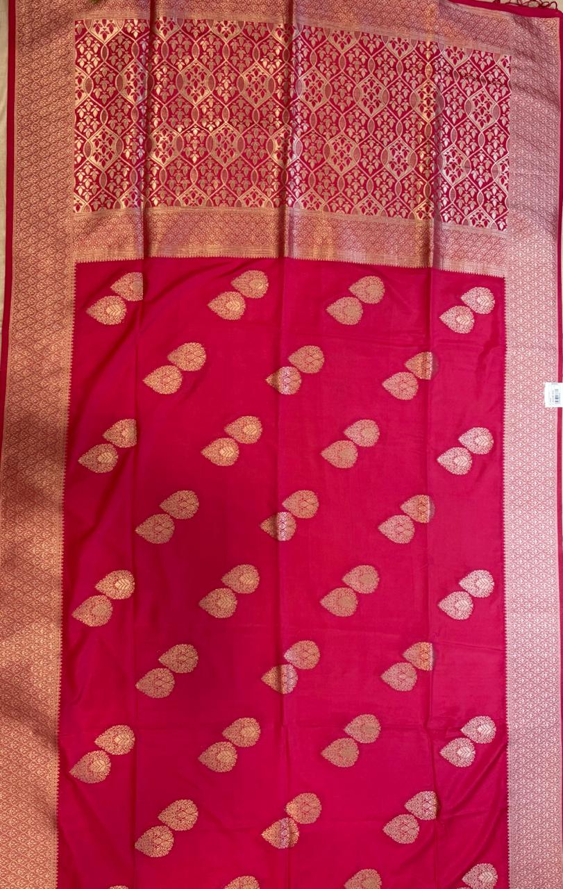 Myasoor silk pink saree