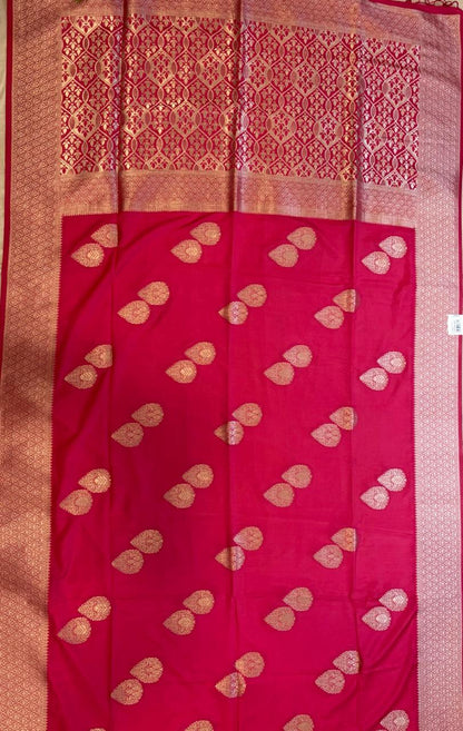 Myasoor silk pink saree