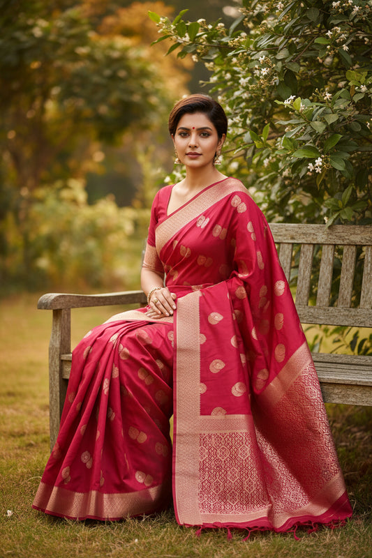 Mysore Pink Saree