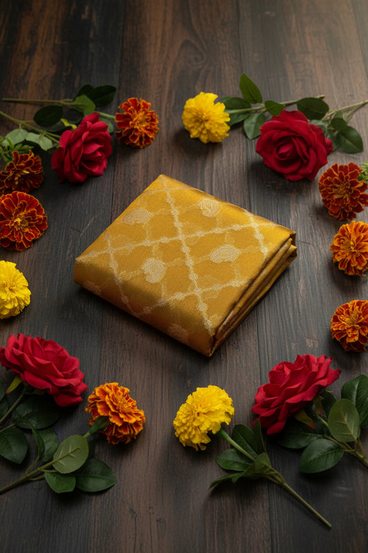 Golden Tissue Saree