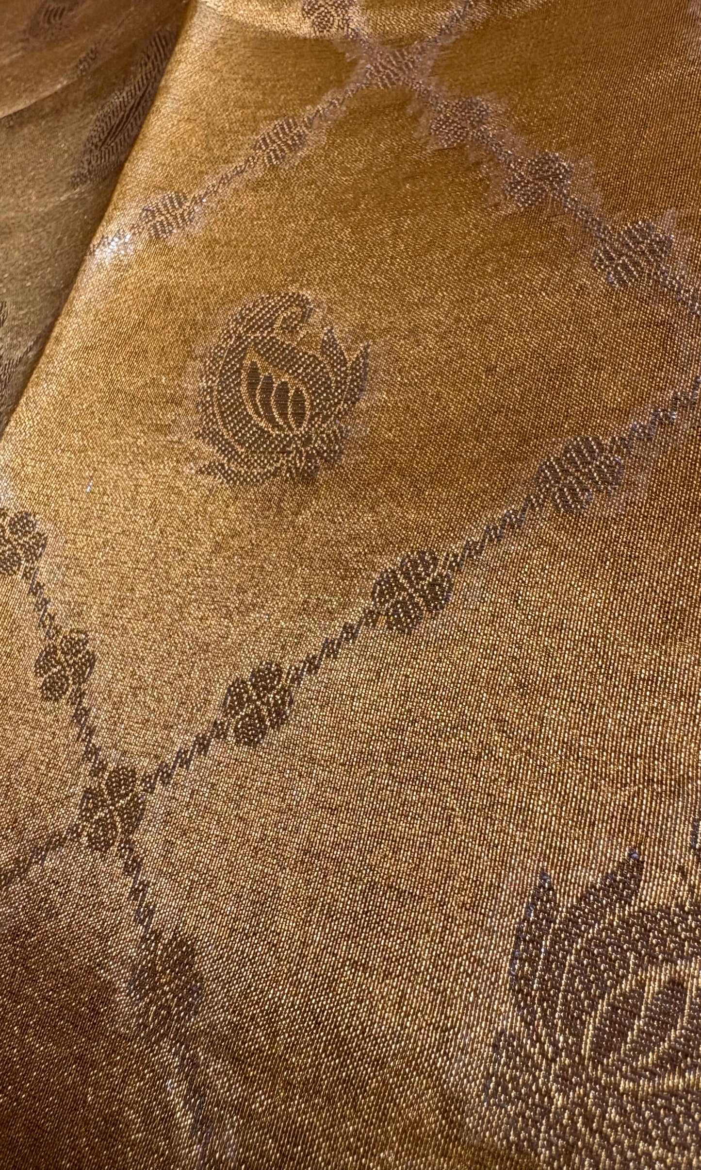 Golden Tissue Saree