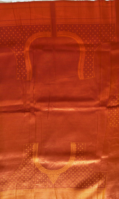 Orange Paithani