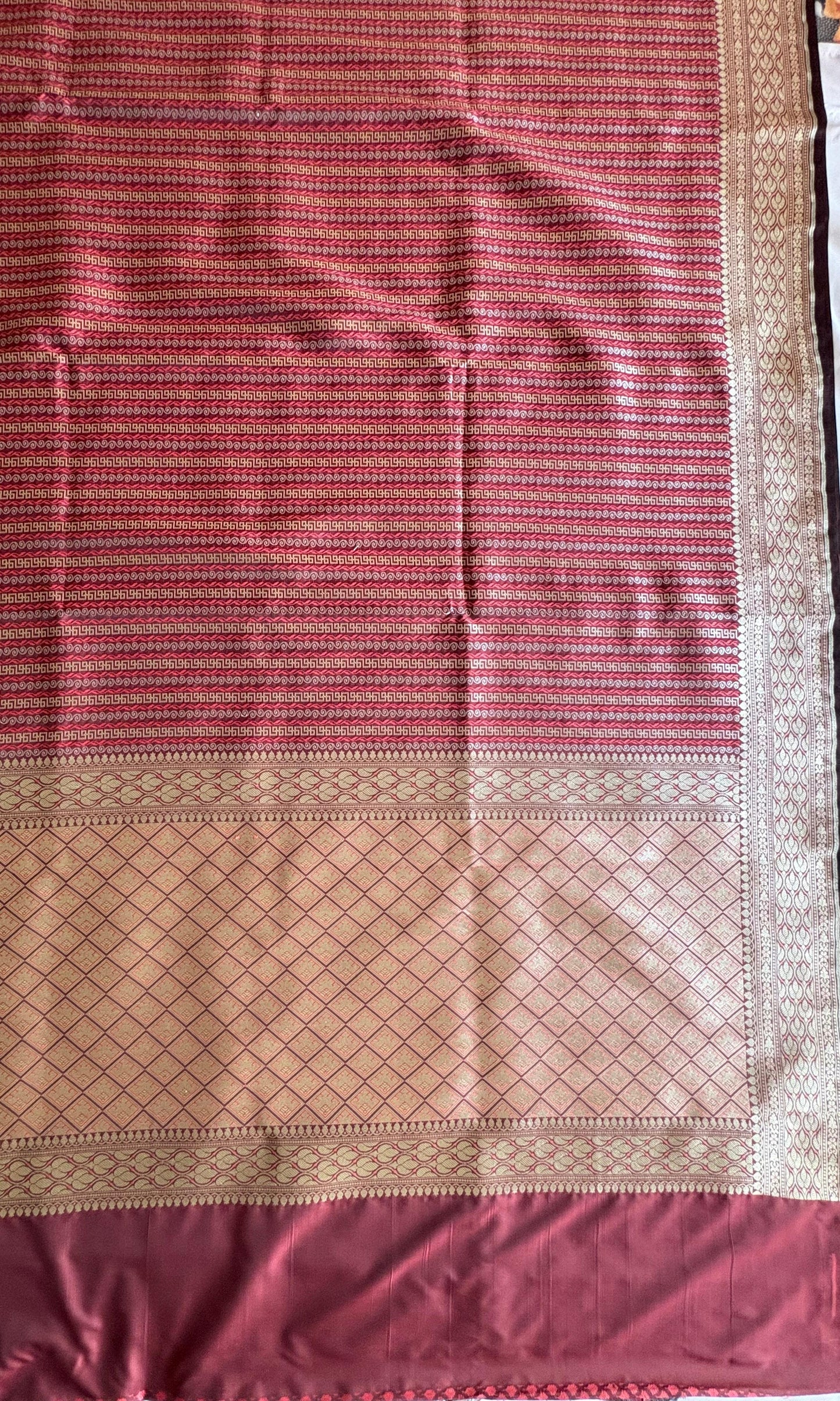 Maroon Saree