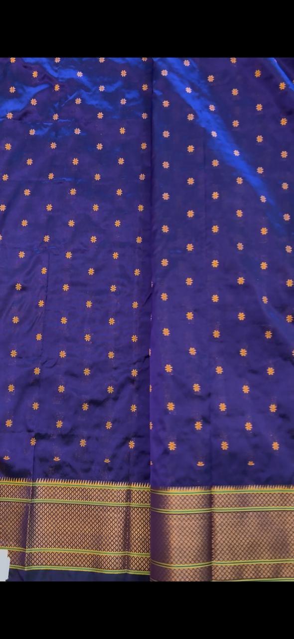 Purple Paithani