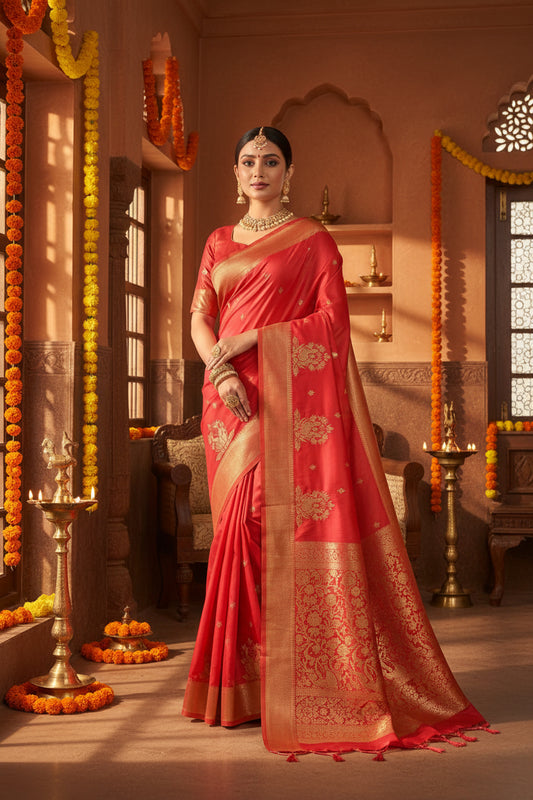 Exclusive Red Saree