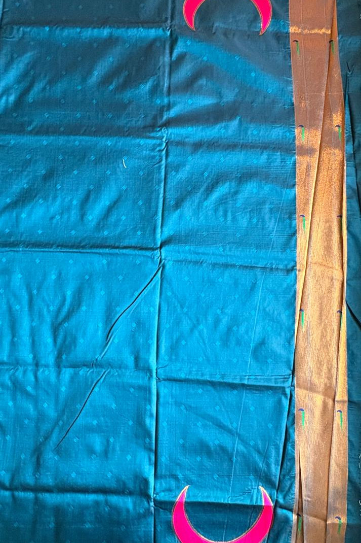 Rajmata Peacock color Paithani
