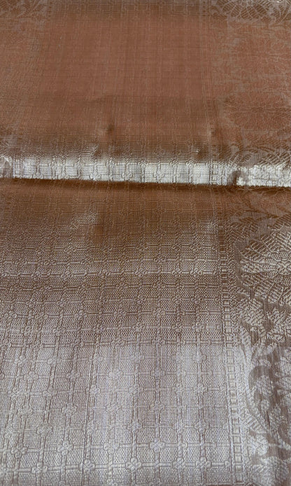 Gray Tissue Saree