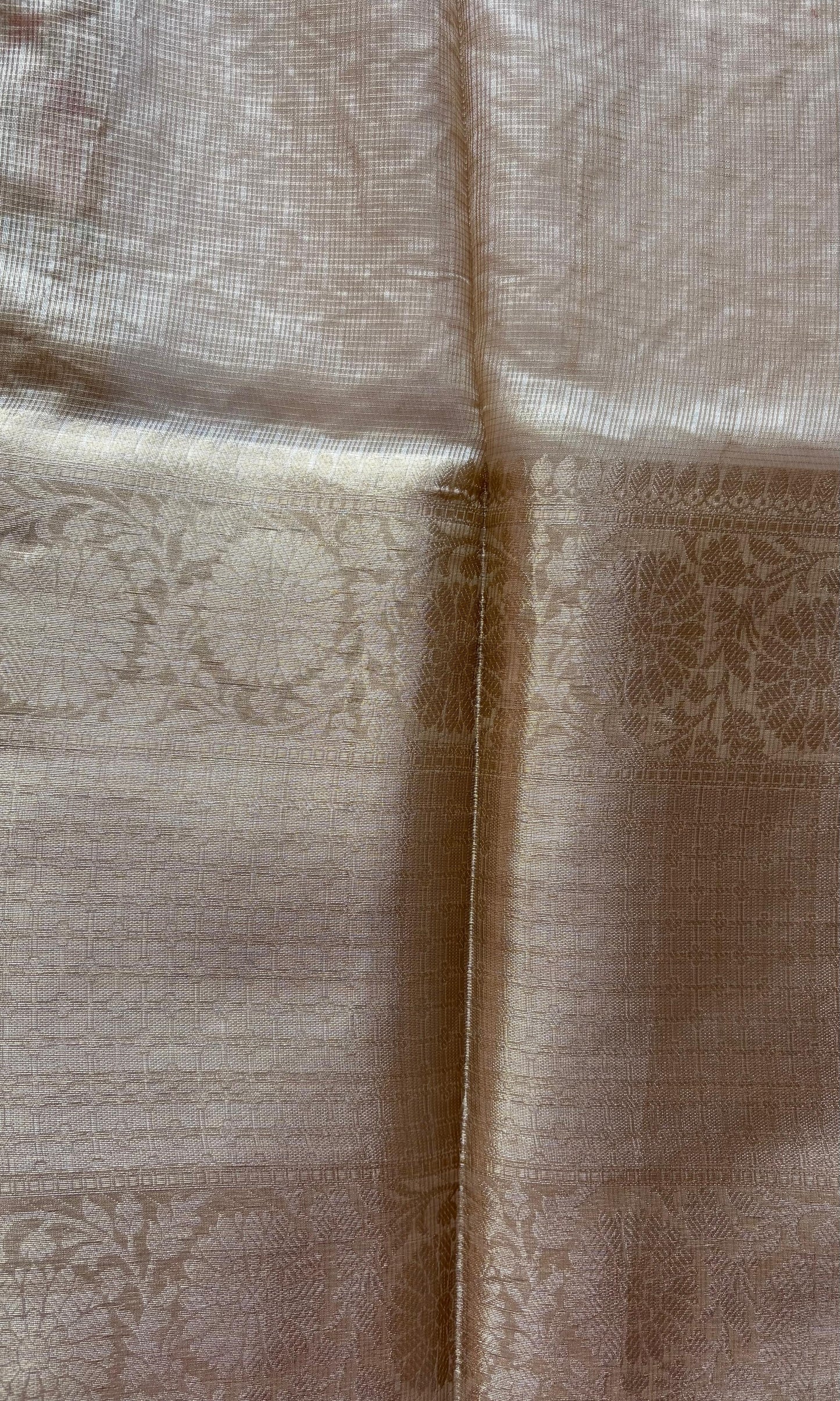 Gray Tissue Saree
