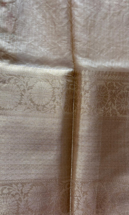 Gray Tissue Saree