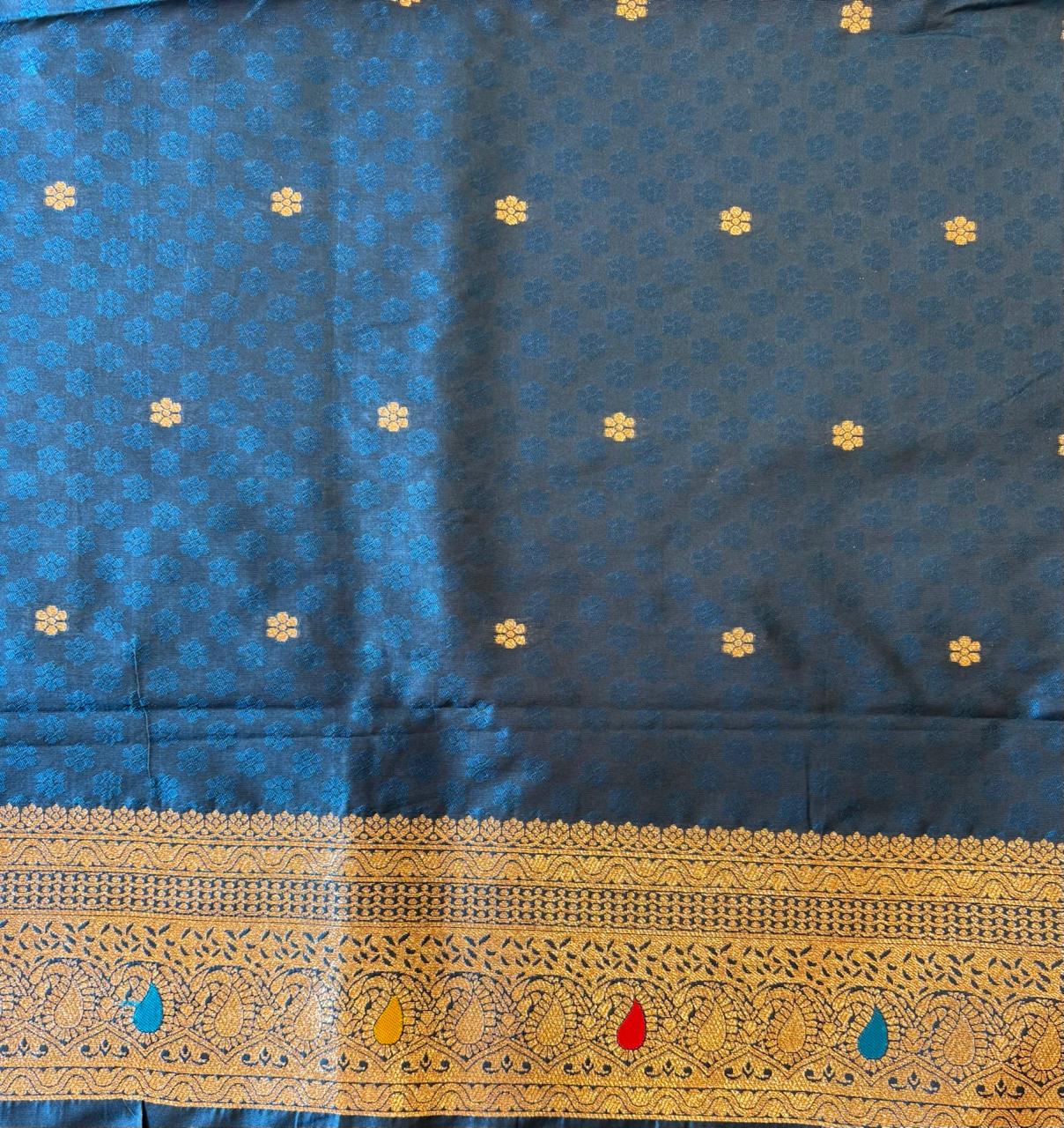 Blue Silk Saree