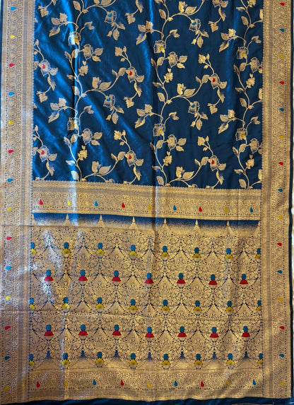 Blue Silk Saree