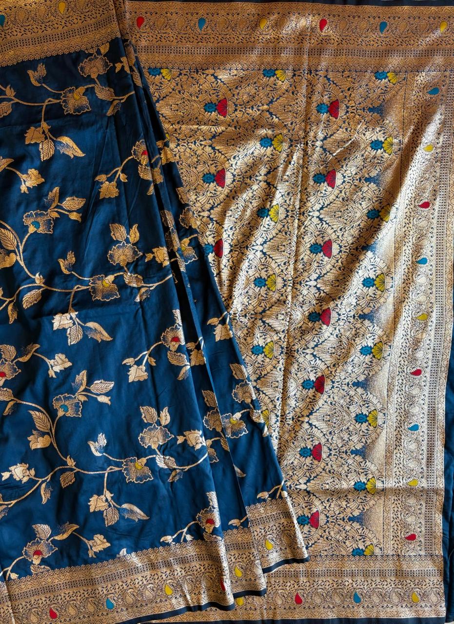 Blue Silk Saree