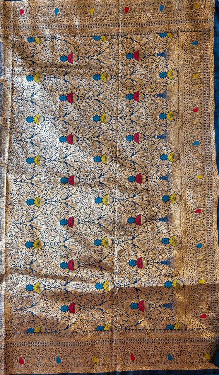 Blue Silk Saree
