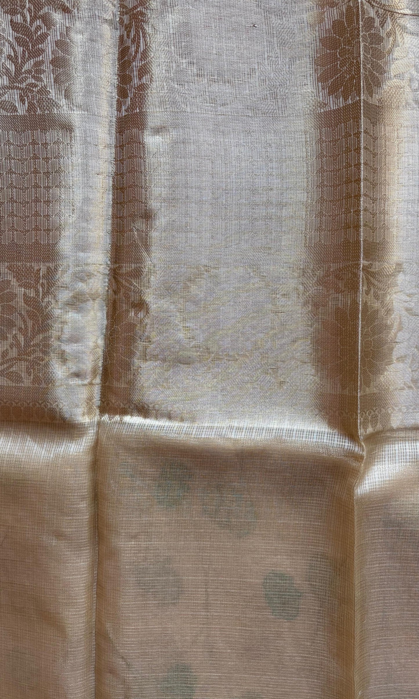 Beige Tissue Saree