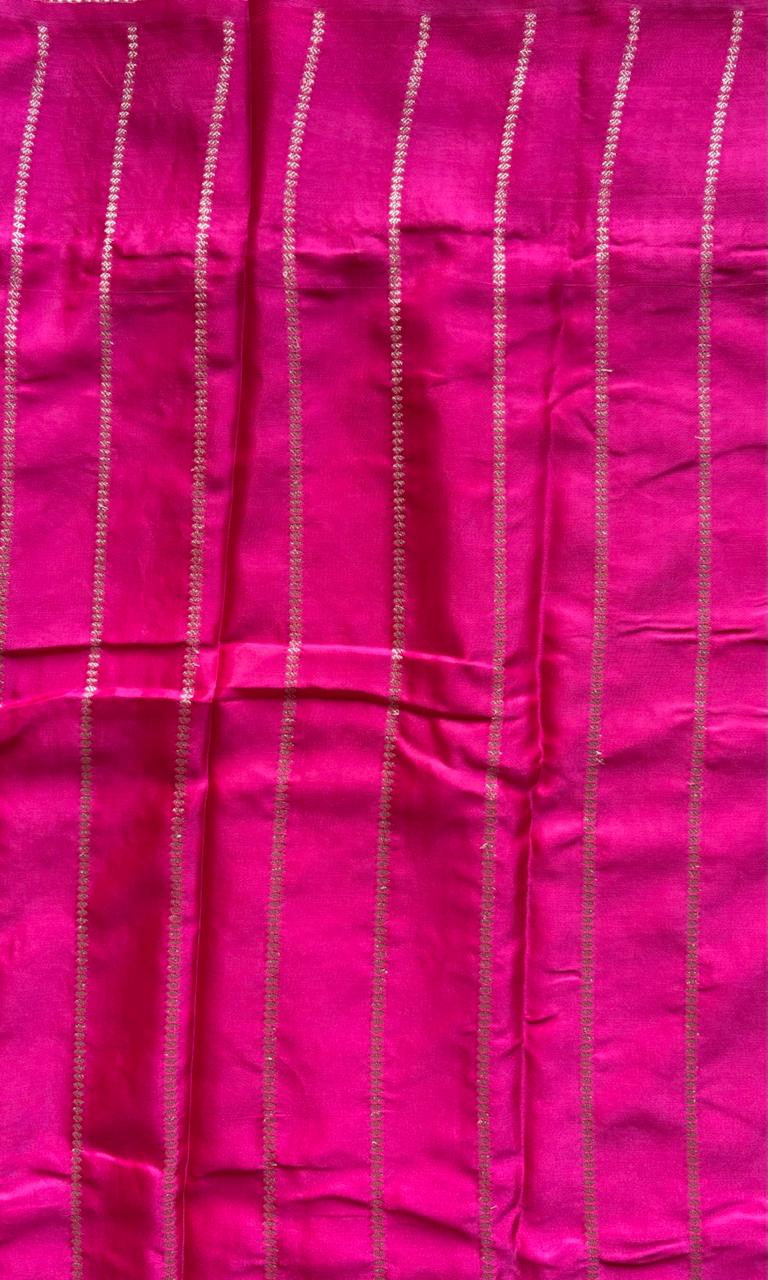 Pink Mashru Saree