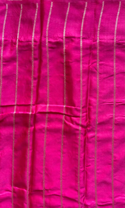 Pink Mashru Saree