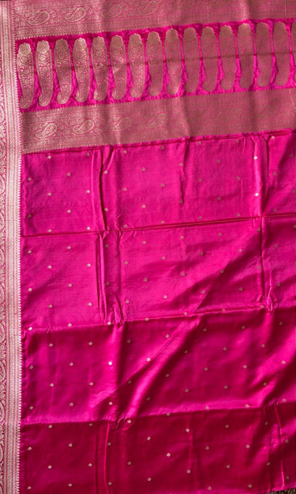 Pink Mashru Saree
